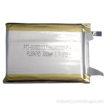 3.7V 3,000mAh Lithium Polymer Battery for GPRS Device, Tablet, Mobile Phone